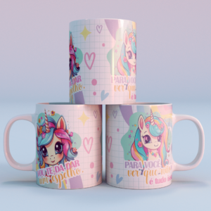 Arte Caneca Unicórnio Sarcástico