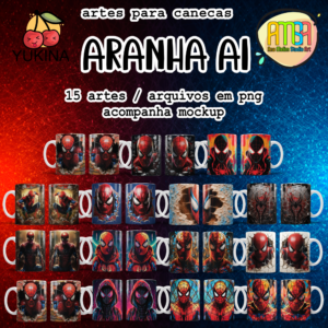 ESTAMPAS ARANHA Ai CANECAS
