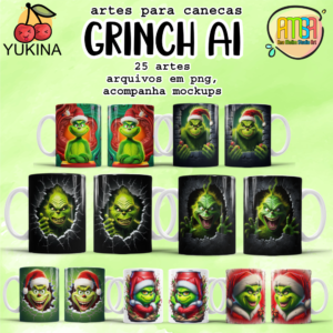 ESTAMPAS Grinch Ai CANECAS