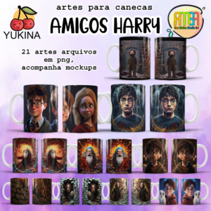 ESTAMPAS AMIGOS DO HARRY CANECAS