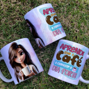Caneca Café Menina AI V2