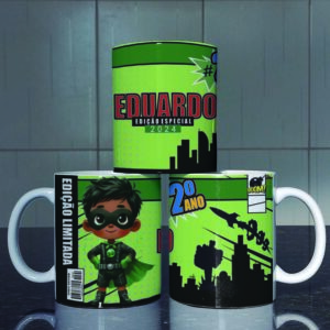 Estampa Caneca Herois Cute Volta às Aulas