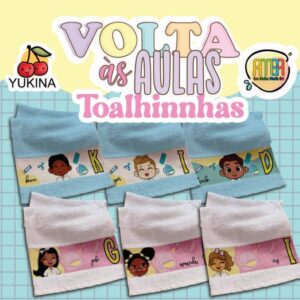 ESTAMPAS TOALHINHAS VOLTA AS AULAS