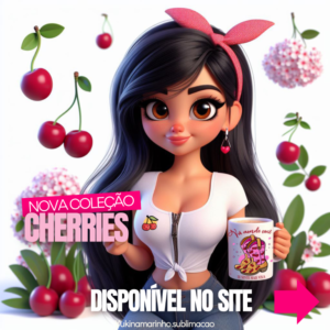Caneca Cherries (cerejas)