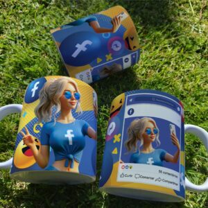 Caneca Facebook  Blogueirinha