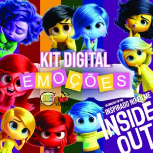 Kit Digital Emoções - inspirada no filme Divertidamente