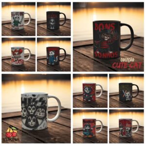 Caneca Gatinho Sarcástico Cute