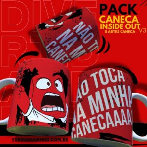 Arte Caneca Divertidamente V3
