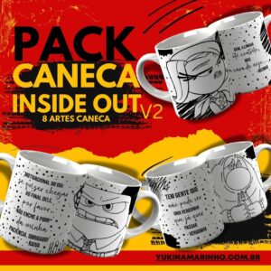Arte Caneca Divertidamente V2
