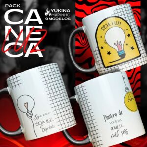 Arte Caneca Luz