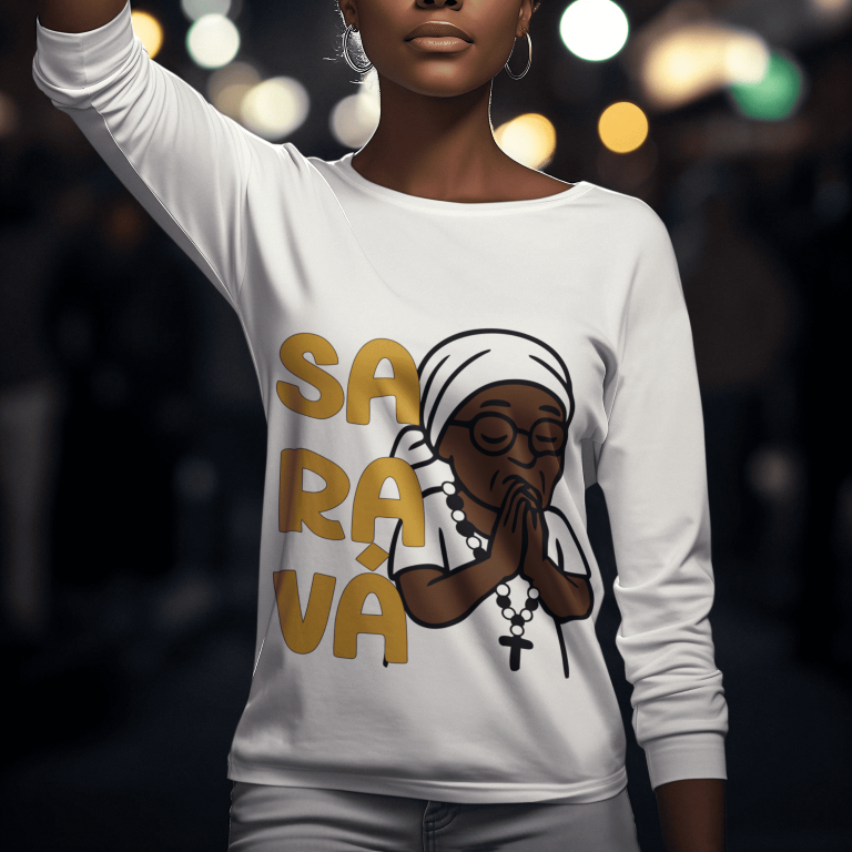 long-sleeve-tee-mockup-of-an-ai-generated-woman-posing-in-a-blm-protest-m36982