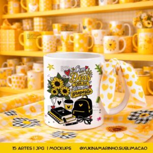 Arte Caneca Menina de Deus