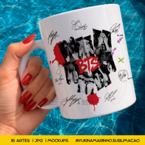 Arte Caneca BTS