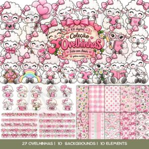 Ovelhinha Cute – Digital Kit