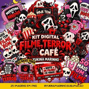 Kit Terror, Filme & Café (Halloween)