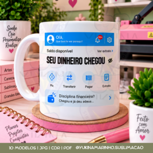 Arte Caneca SALDO EMOCIONAL